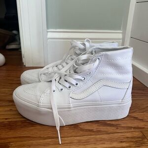 Worn once High top Vans